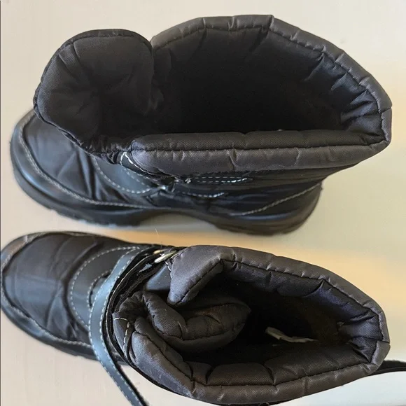 Kids Black Winter Boots - Picture 7 of 7